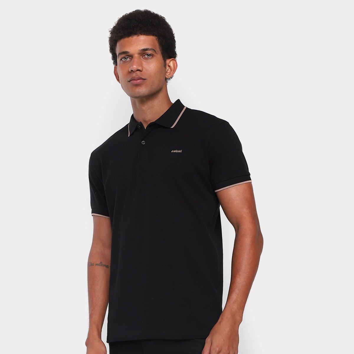 Camisa Polo Colcci Casual Masculina Menor preço em Camisa Polo Colcci Casual Masculina
