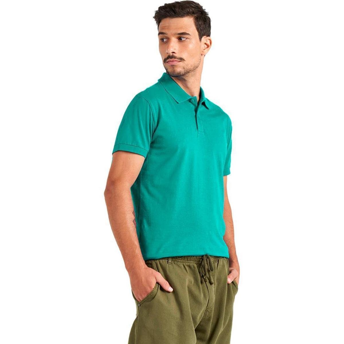 Camisa Polo Colcci Classic Logo P23 Masculino - Verde Menor preço em Camisa Polo Colcci Classic Logo P23 Masculino - Verde