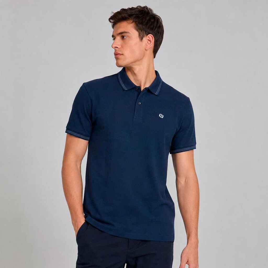 Camisa Polo Colcci Dual Icon Masculino