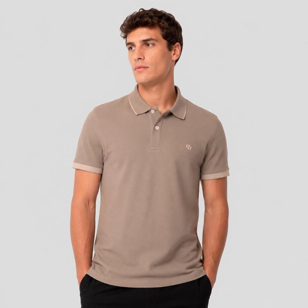 Camisa Polo Colcci Faixa Icon Masculino