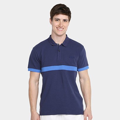 Camisa Polo Colcci Faixa Masculina - Masculino
