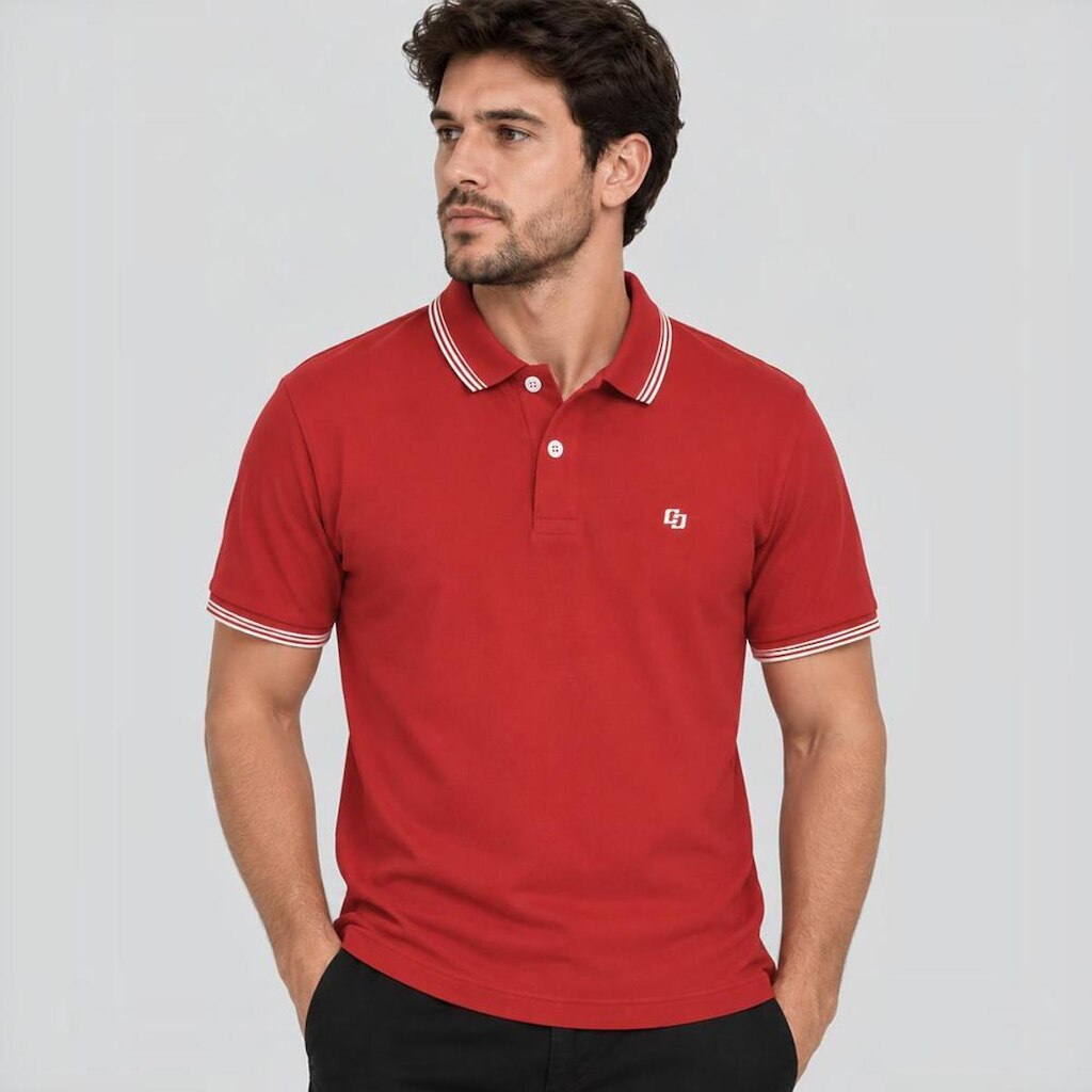 Camisa Polo Colcci Iconic Listras Masculino