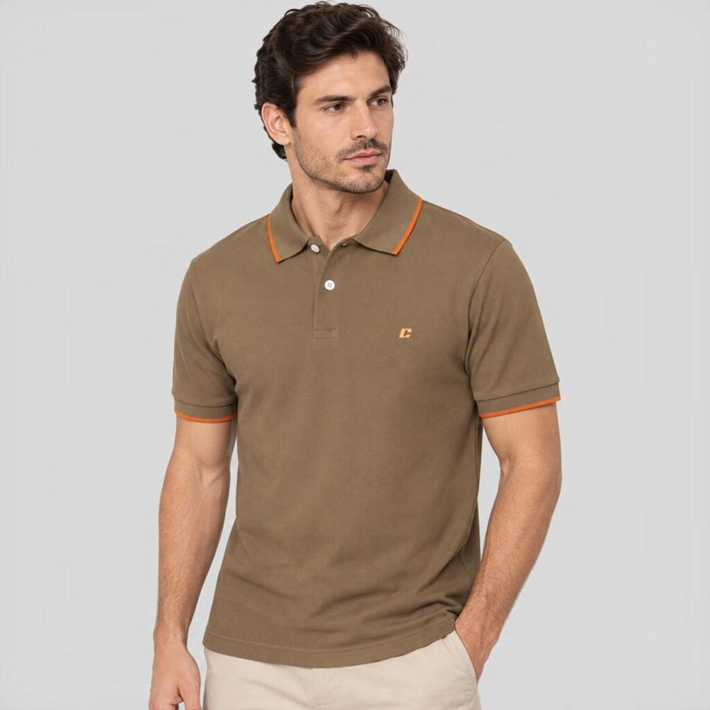 Camisa Polo Colcci Letter Masculino