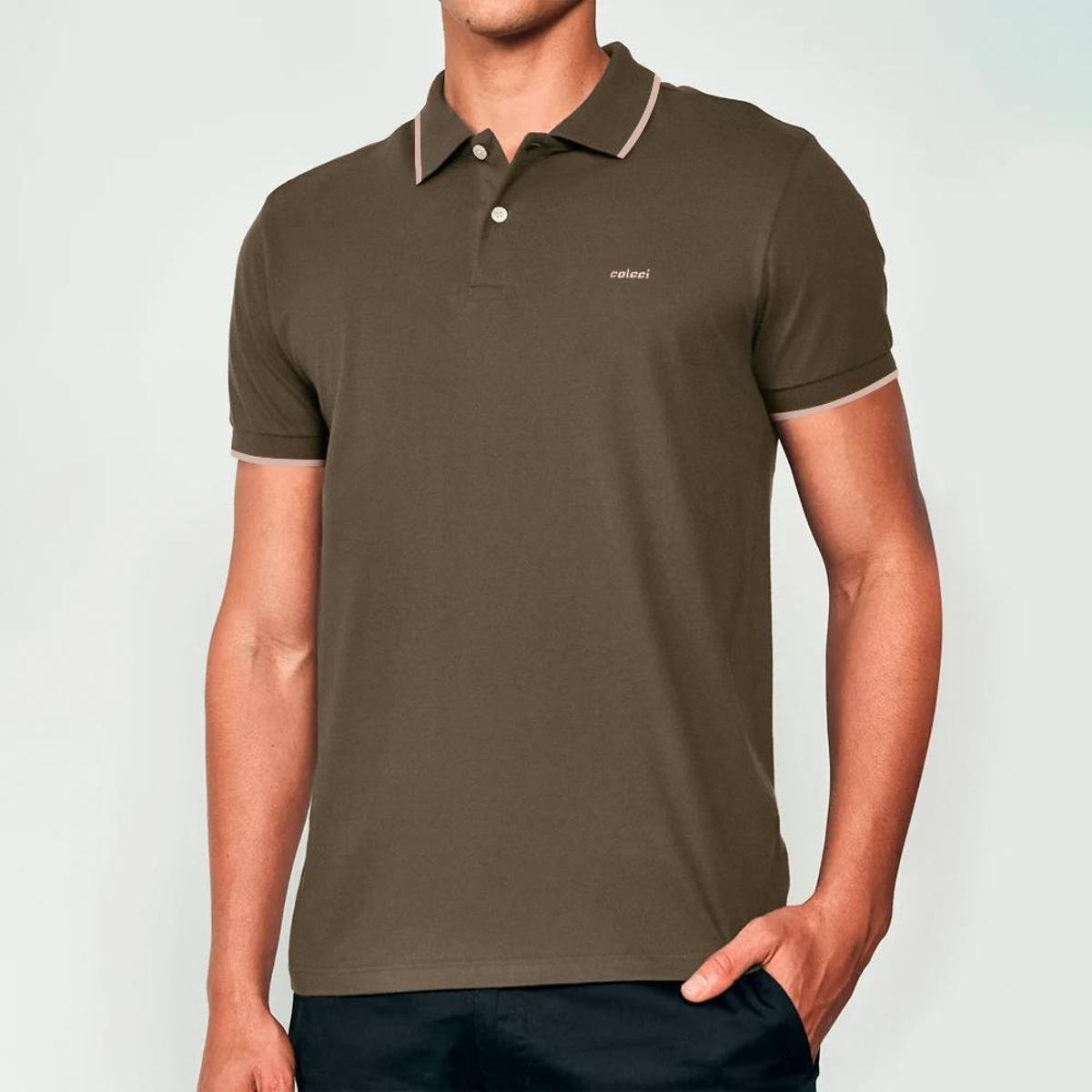 【オリーブ（37）】Tech SS Polo Shirt Camisa Polo Tech Ultra Masculina | Consolatio