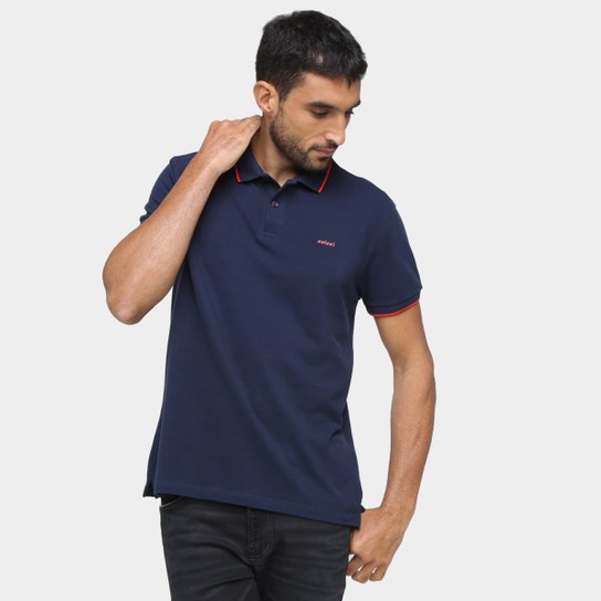Camisa Polo Colcci Lisa Masculina - Marinho