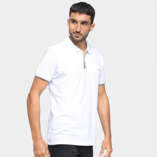 Camisa Polo Colcci Lisa Masculina - Branco
