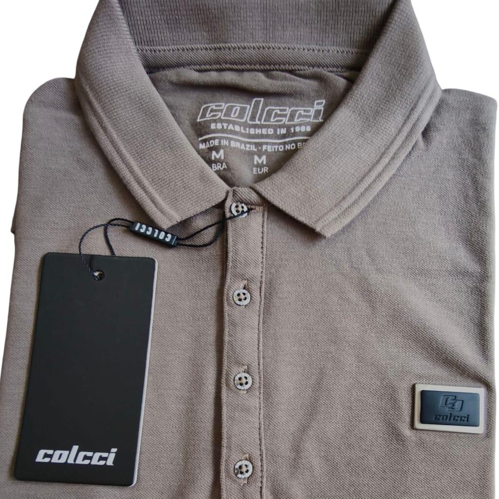 Camisa Polo Colcci Masculina detalhe Botões