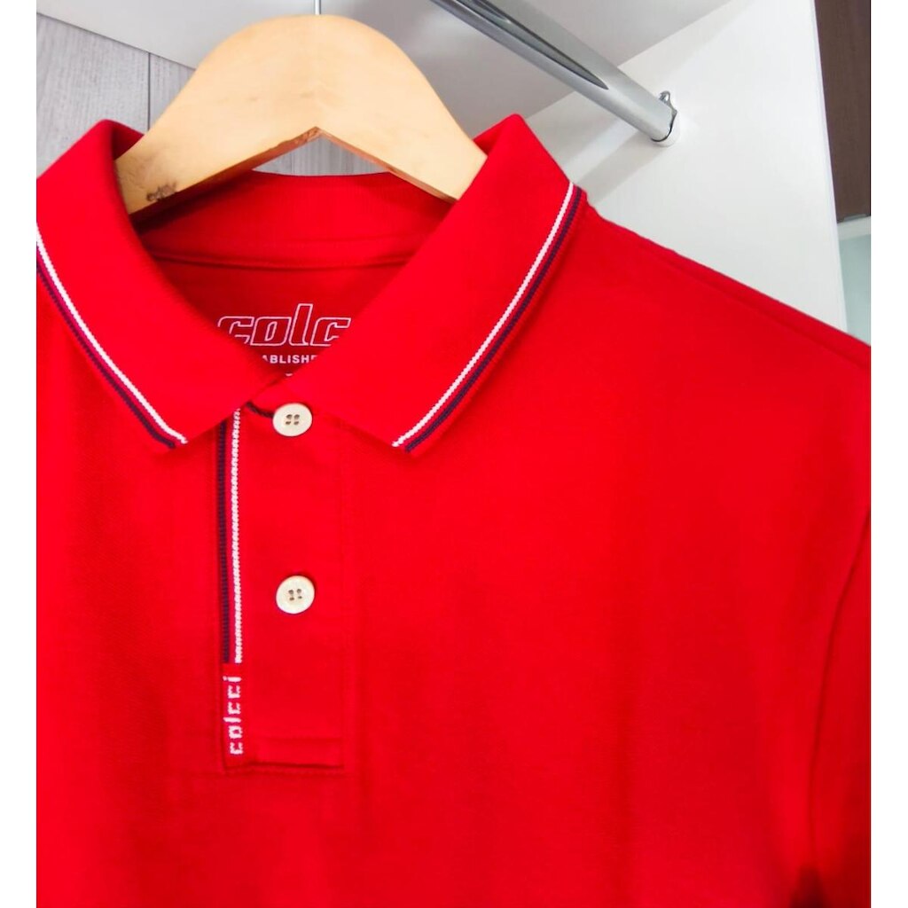 Camisa Polo Colcci Masculina Vermelho