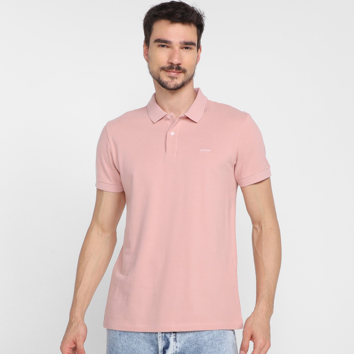 Camisa Polo Colcci Masculina - Rosa é ruim? Camisa Polo Colcci Masculina - Rosa é boa?