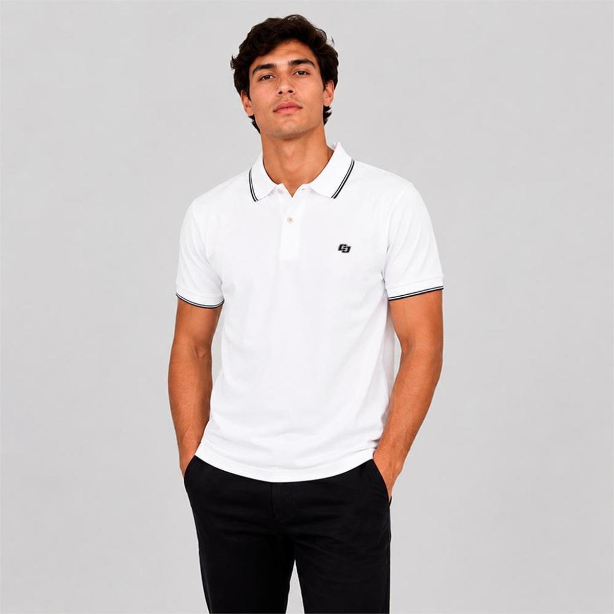 Camisa Polo Colcci Piquet Masculino Menor preço em Camisa Polo Colcci Piquet Masculino