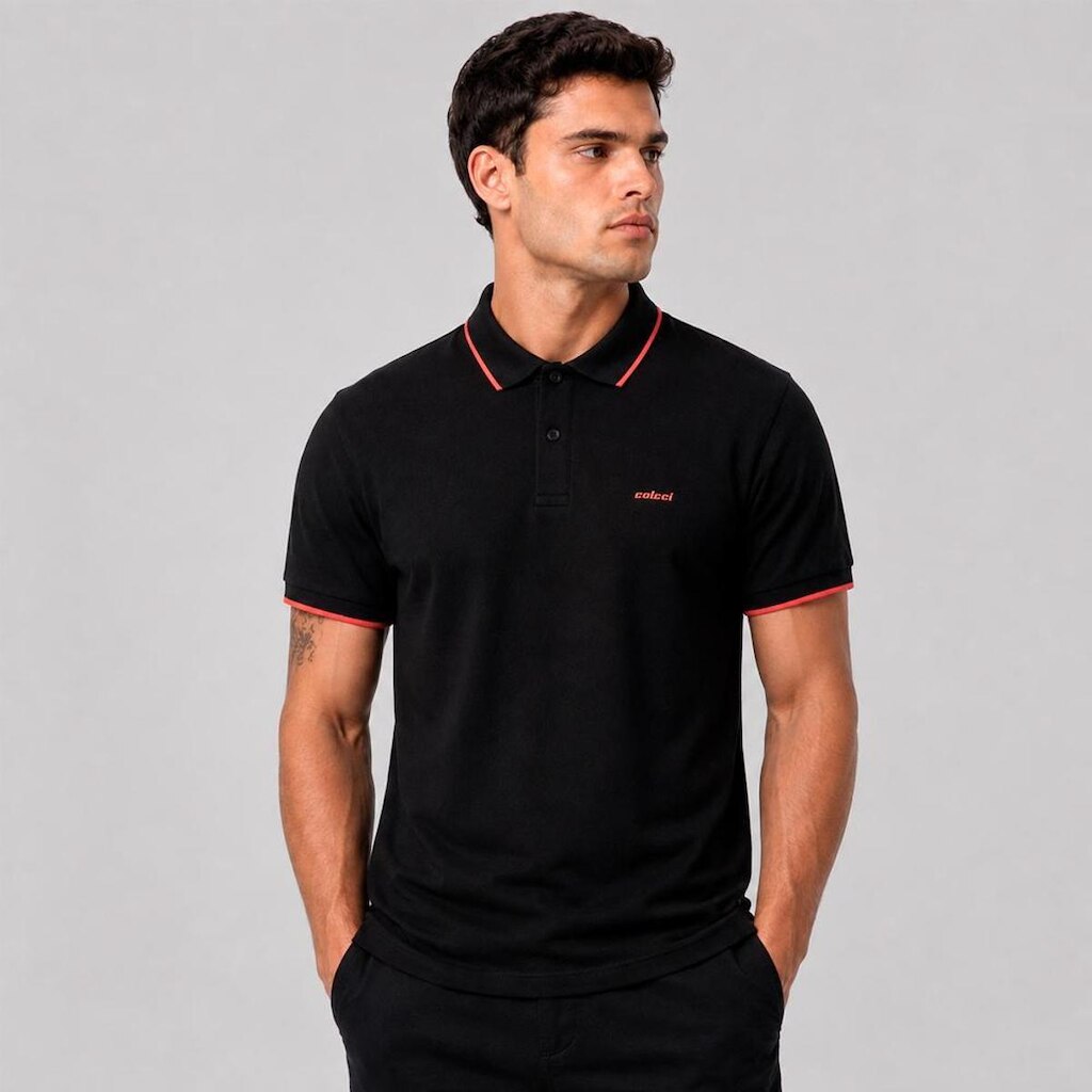 Camisa Polo Colcci Single Line Masculino