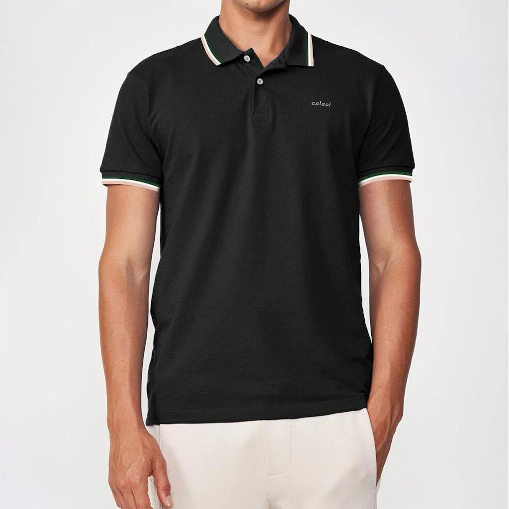 Camisa Polo Colcci Triple Line Masculino