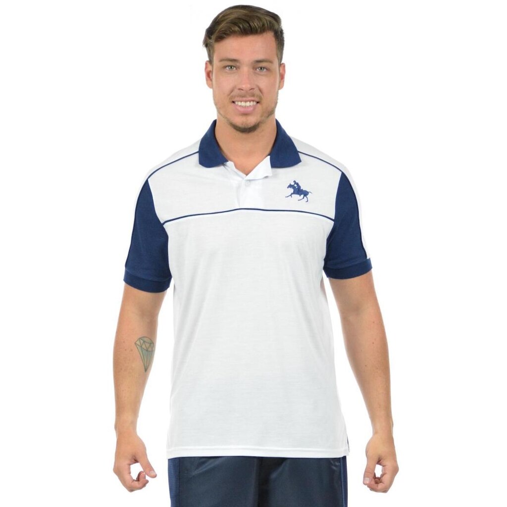Camisa polo diamante fenomenal(sem elasticidade)) Branco P