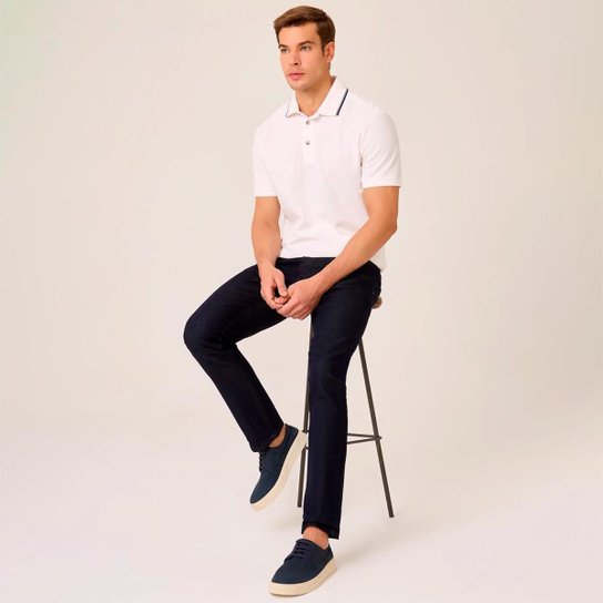 Camisa Polo Dudalina Gola Favo Masculino