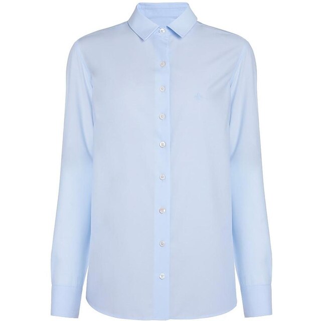 Camisa Polo Dudalina Tricoline Regular Feminino