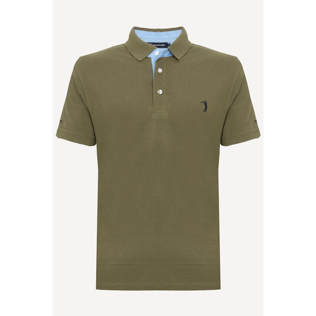 Camisa Polo Dusky Green Lisa Aleatory