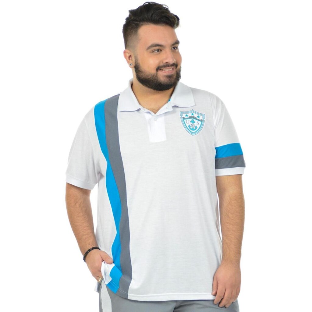 Camisa polo eficaz plus size fenomenal(sem elasticidade) Vermelho 56