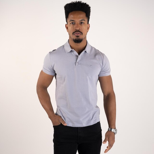 Camisa Polo Ellus Classic Cinza