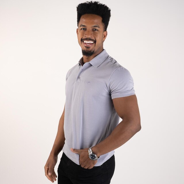 Camisa Polo Ellus Classic Cinza