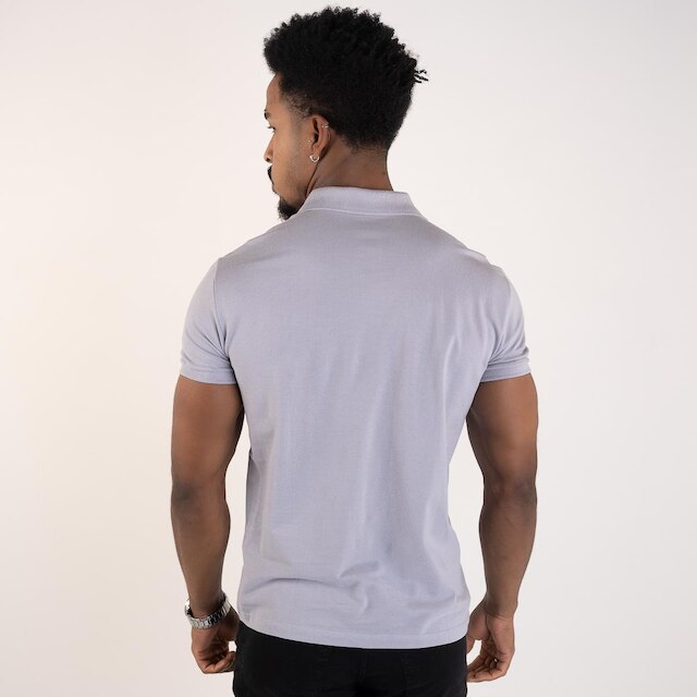 Camisa Polo Ellus Classic Cinza