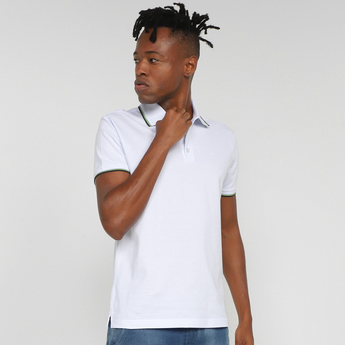 Camisa Polo Ellus Classic Piquet Frisos Masculina - Branco Menor preço em Camisa Polo Ellus Classic Piquet Frisos Masculina - Branco