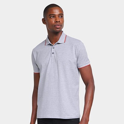 Camisa Polo Ellus Piquet Melange Classic Masculina - Masculino