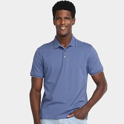 Camisa Polo Ellus Piquet Melange Classic Masculina - Masculino