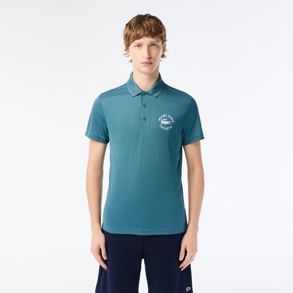 Camisa Polo Esportiva Edição Miami Open Ultra-Dry Proteção UV50 em