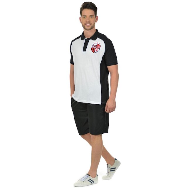 Camisa polo esportiva fenomenal(sem elasticidade) Branco Gg