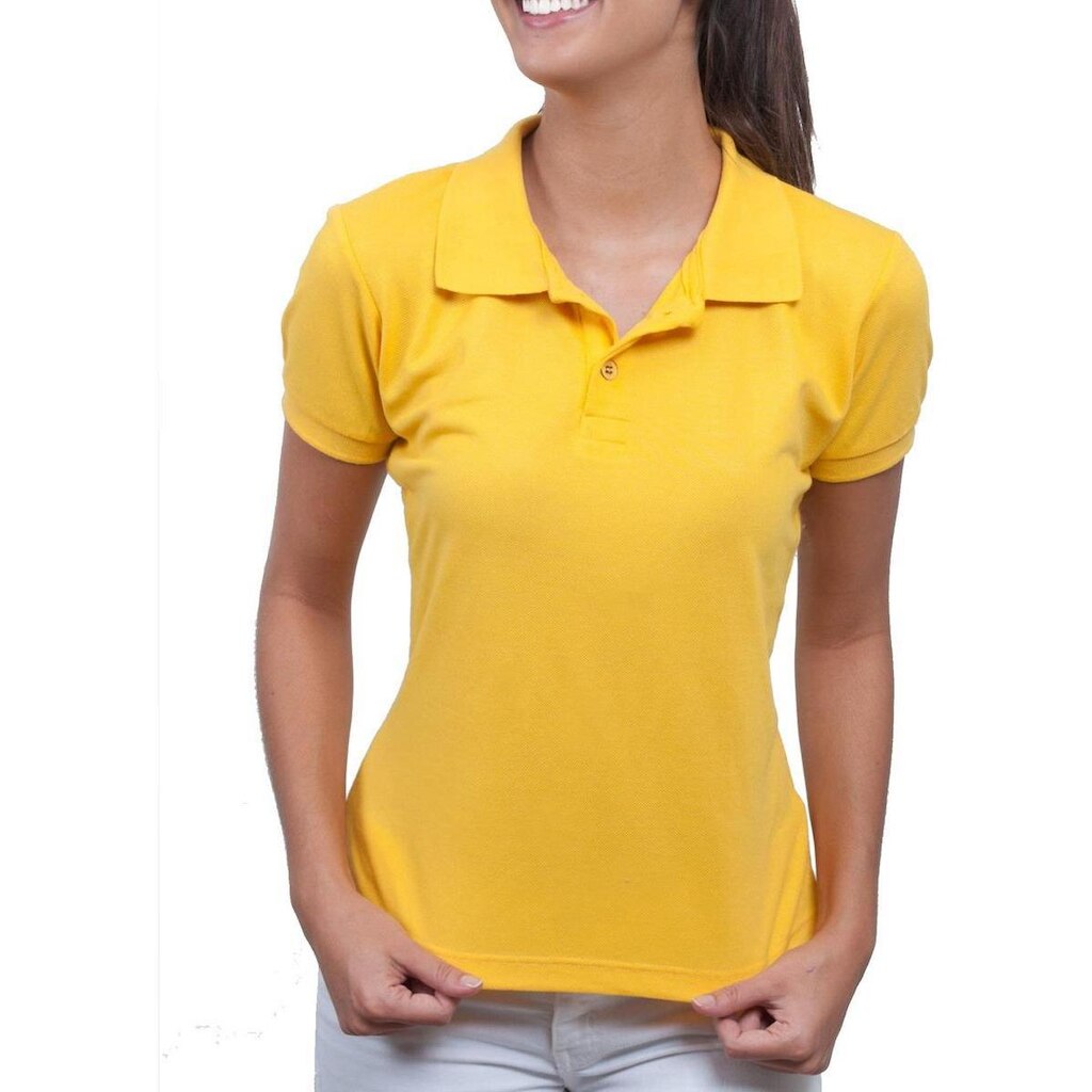Camisa Polo Feminina Camiseta Gola Atacado Uniforme Piquet