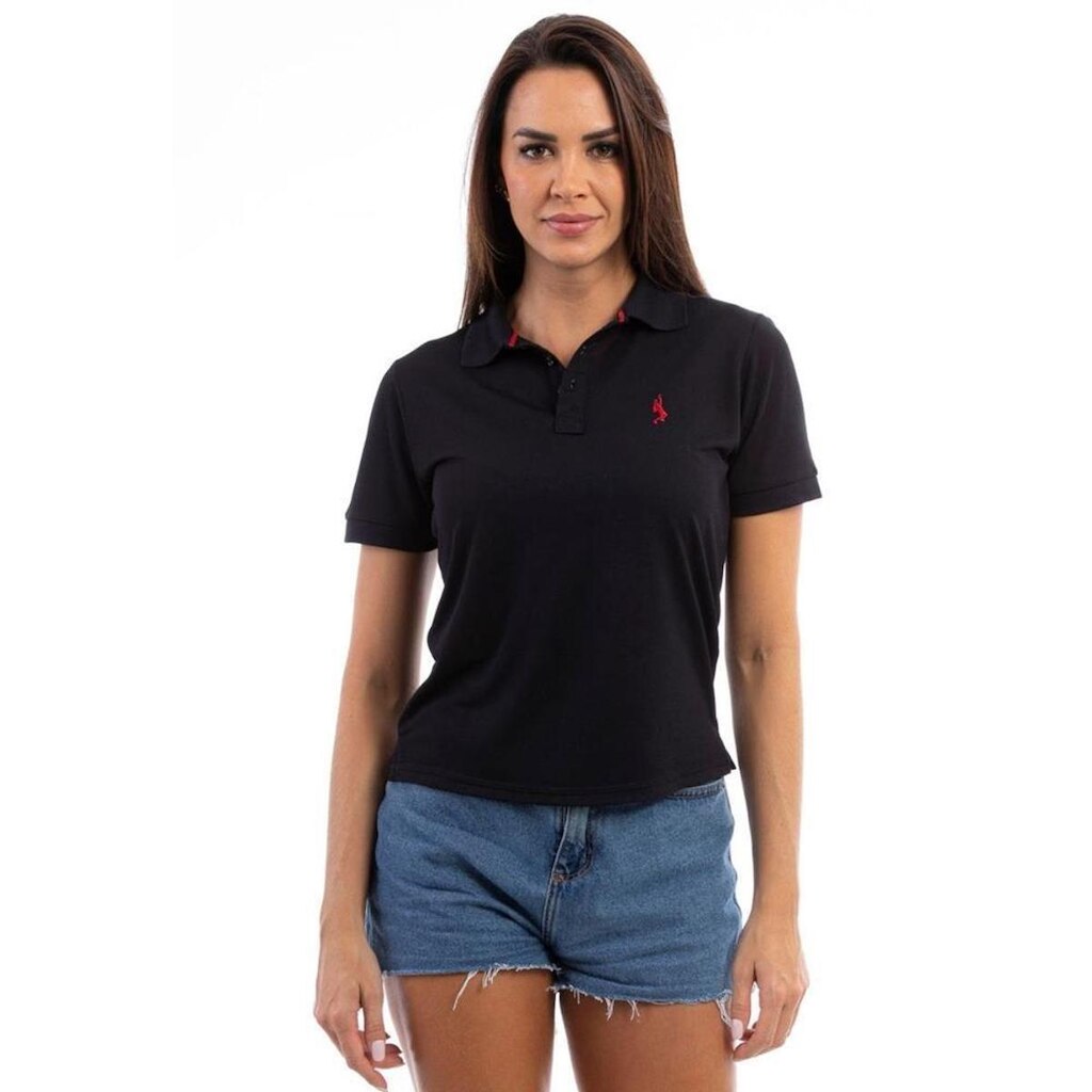 Camisa Polo Feminina Casual Leve Gola Dia a Dia Conforto
