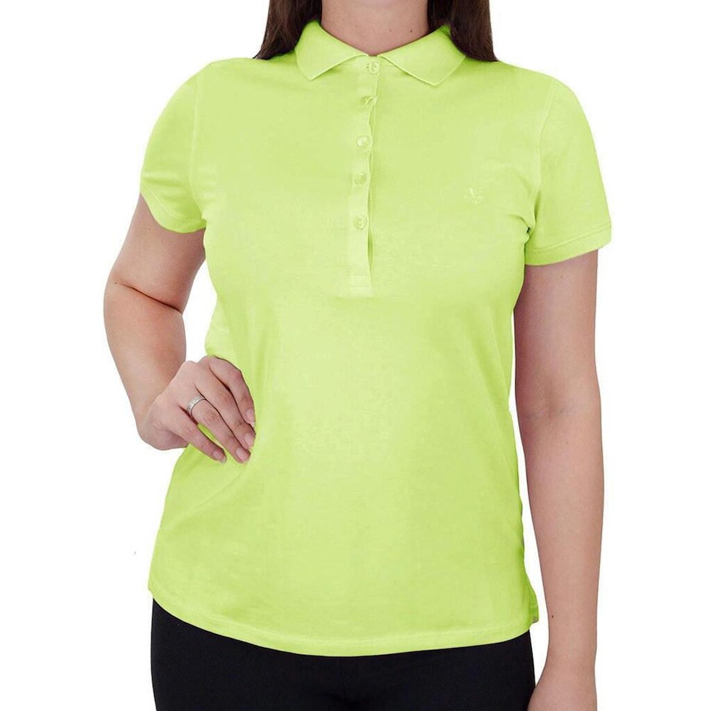 Camisa Polo Feminina Dudalina MC Pima Peruana Verde 08752343