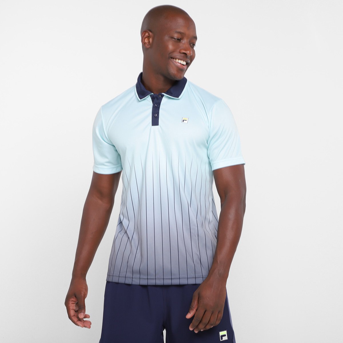 Camisa Polo Fila Aztec Box Colors Masculina - Azul+Marinho é ruim? Camisa Polo Fila Aztec Box Colors Masculina - Azul+Marinho é boa?