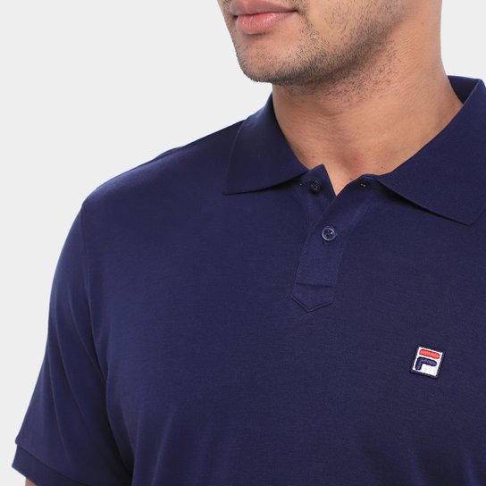 Camisa Polo Fila Italian Fit Pima Masculina