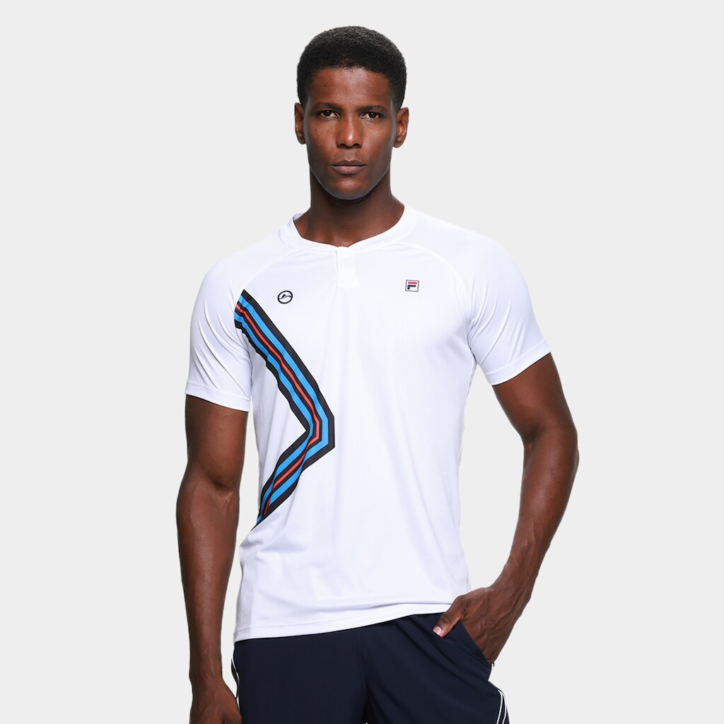 Camisa Polo Fila Player FBox Basic Ro 26 Masculina