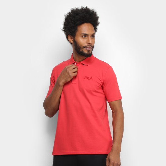 Camisa Polo Fila Select Masculina - Vermelho