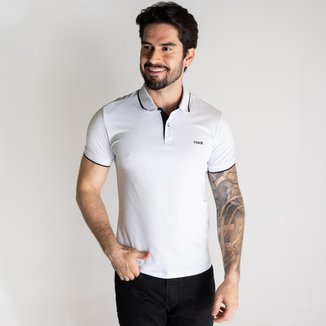 Camisa Polo Forum Básica Friso  Masculina