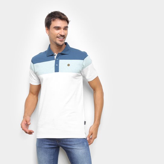 Camisa Polo Gajang Listrada Masculina - Branco