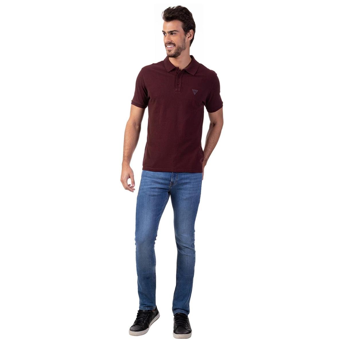 polo guess masculina