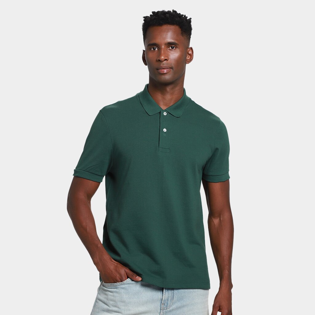Camisa Polo Hering Casual Masculina