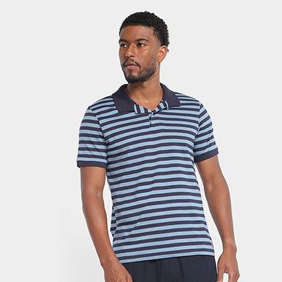 Camisa Polo Hering Listrada Masculina - Masculino