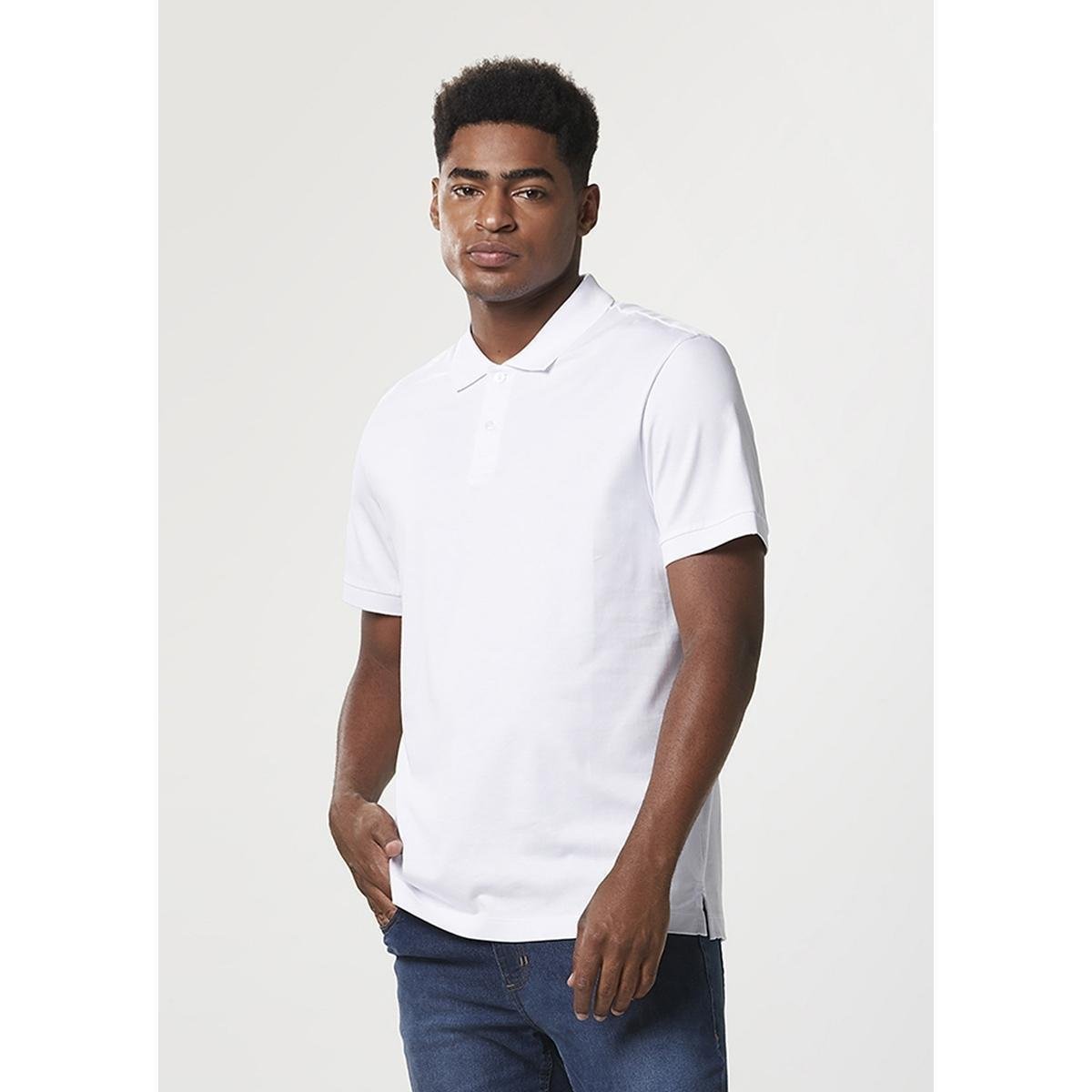 Camisa Polo Hering Regular Algodão Pima Masculina Menor preço em Camisa Polo Hering Regular Algodão Pima Masculina