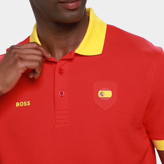 Camisa Polo Hugo Boss Espanha Masculina