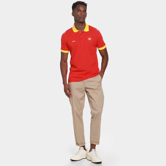 Camisa Polo Hugo Boss Espanha Masculina