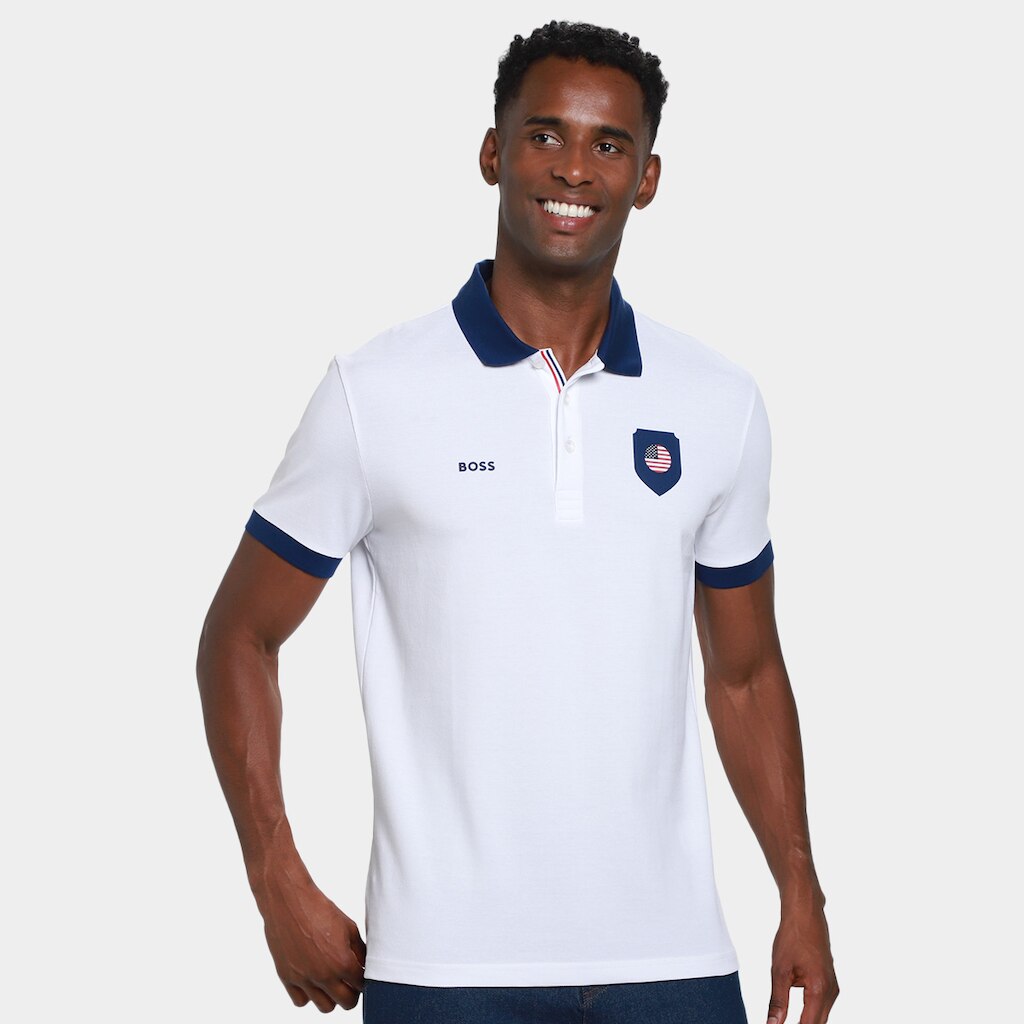 Camisa Polo Hugo Boss Estados Unidos Masculina