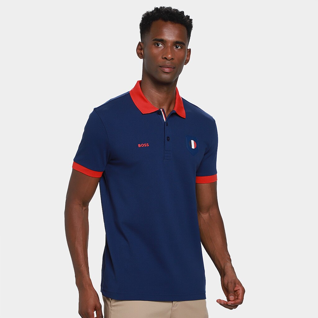 Camisa Polo Hugo Boss França Masculina