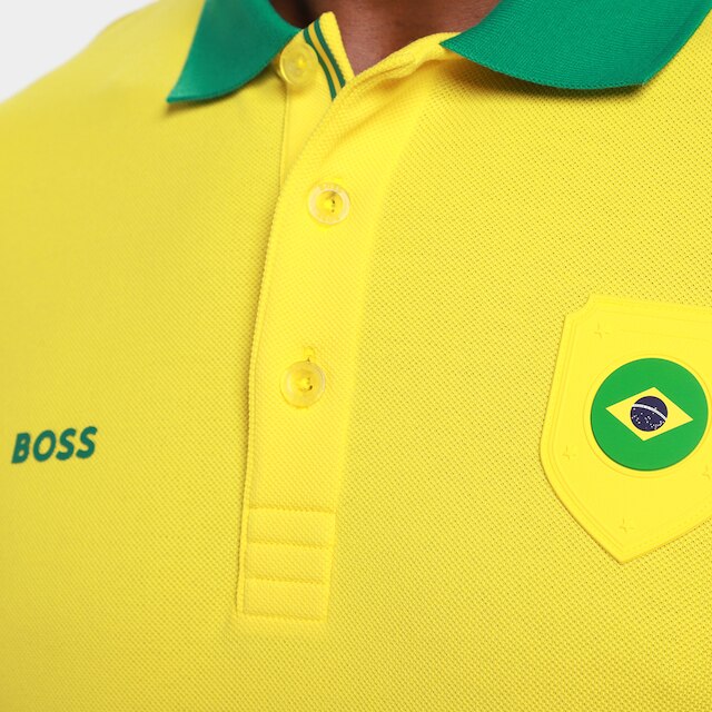 Camisa Polo Hugo Boss Luz Paddy Masculina