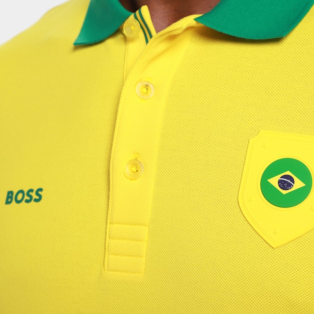 Camisa Polo Hugo Boss Luz Paddy Masculina