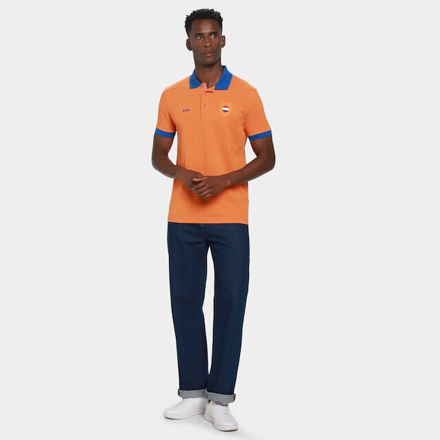 Camisa Polo Hugo Boss Luz Paddy Masculina