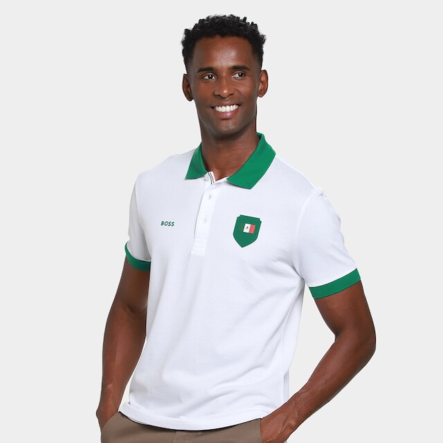 Camisa Polo Hugo Boss Luz Paddy Masculina